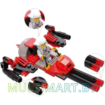 Конструктор Sluban M38-B0321 Космический бомбардировщик картинка 4